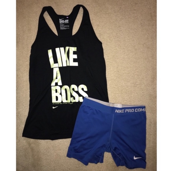 Nike Pants - Women’s Nike Bundle shorts and tank Nike Pants - Women’s Nike Bundle shorts and tank